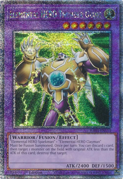 Elemental HERO Thunder Giant - Quarter Century Secret Rare