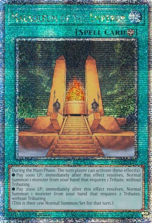 Mausoleum of the Emperor - Quarter Century Secret Rare