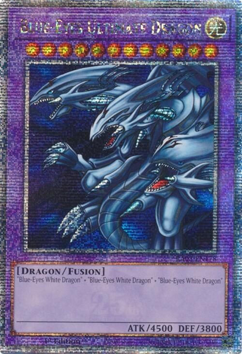 Blue-Eyes Ultimate Dragon - Quarter Century Secret Rare