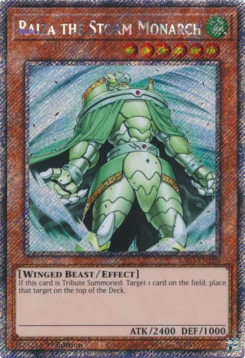 Raiza the Storm Monarch - Platinum Secret Rare