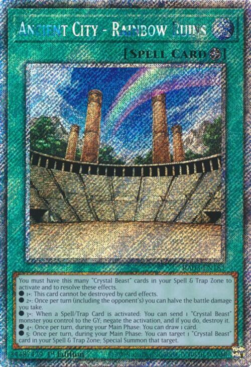 Ancient City - Rainbow Ruins - Platinum Secret Rare