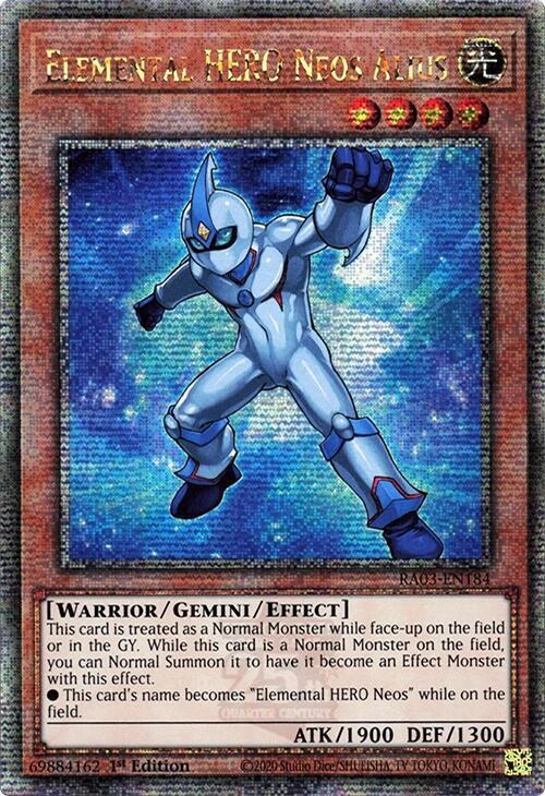 Elemental HERO Neos Alius - Quarter Century Secret Rare