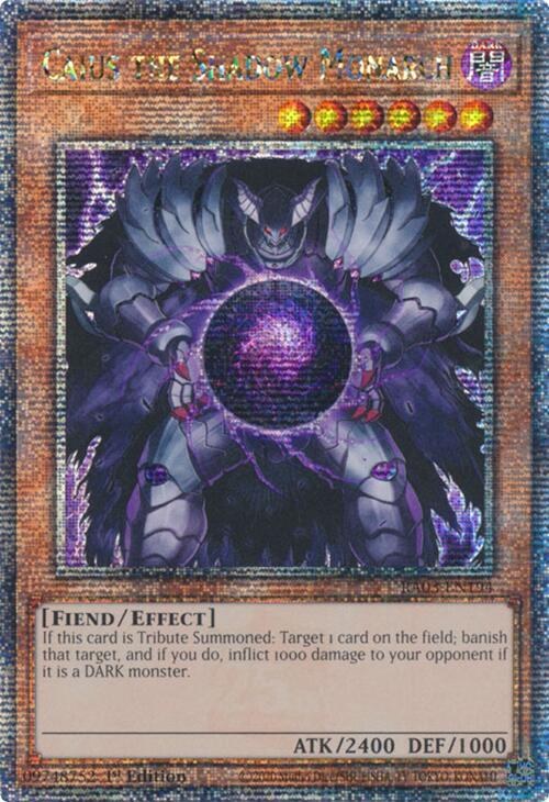 Caius the Shadow Monarch - Quarter Century Secret Rare