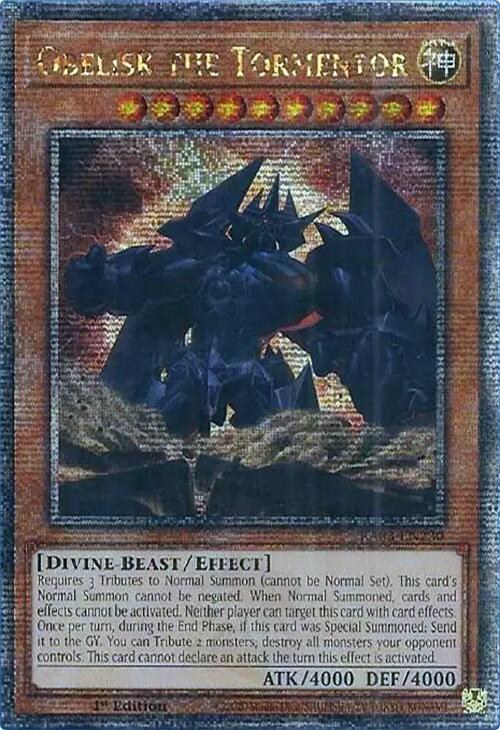 Obelisk the Tormentor - Quarter Century Secret Rare