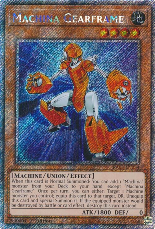 Machina Gearframe - Platinum Secret Rare
