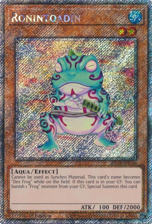 Ronintoadin - Platinum Secret Rare