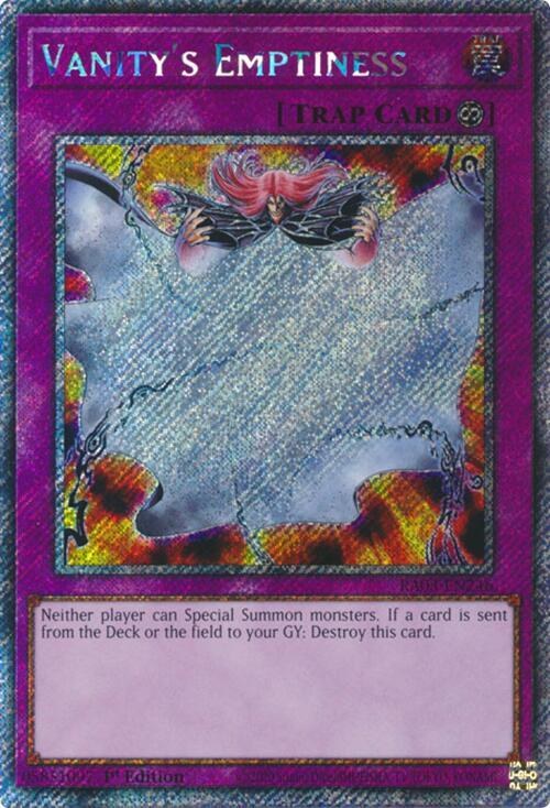 Vanity's Emptiness - Platinum Secret Rare