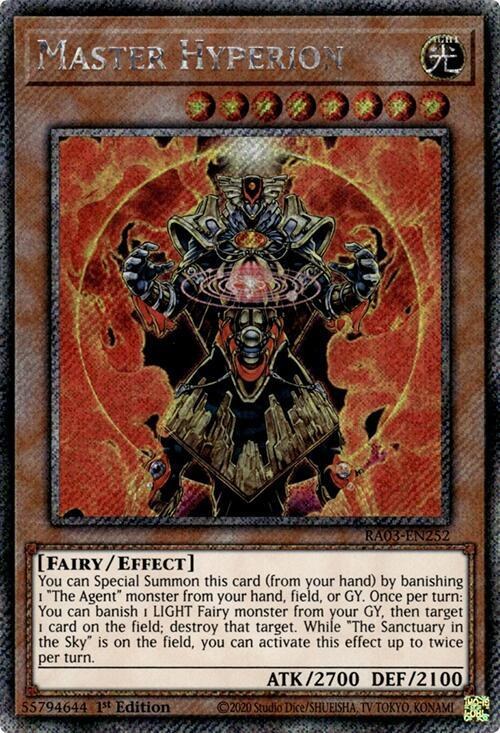 Master Hyperion - Platinum Secret Rare