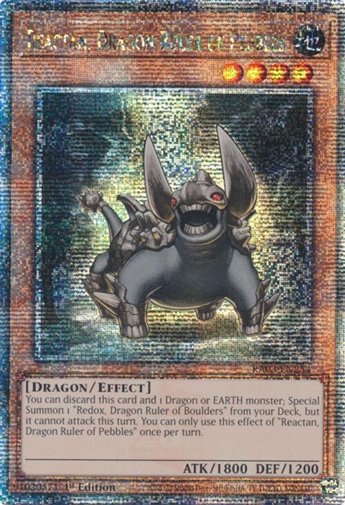 Reactan, Dragon Ruler of Pebbles - Quarter Century Secret Rare