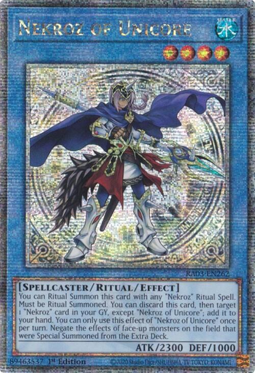 Nekroz of Unicore - Quarter Century Secret Rare