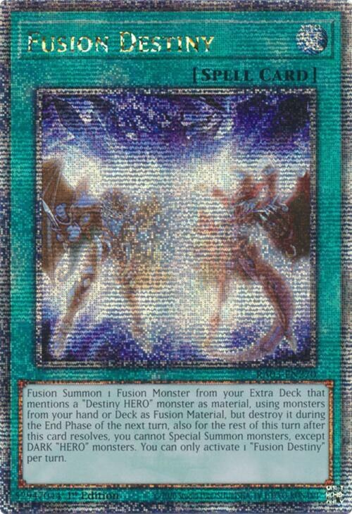 Fusion Destiny - Quarter Century Secret Rare