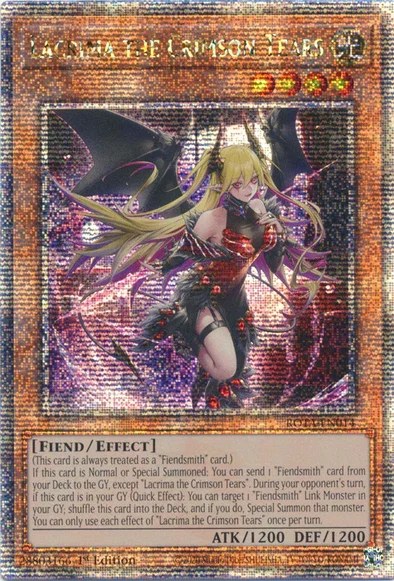 Lacrima the Crimson Tears - Quarter Century Secret Rare