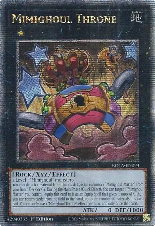 Mimighoul Throne - Quarter Century Secret Rare
