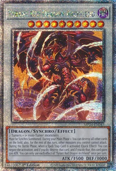 Tyrant Red Dragon Archfiend