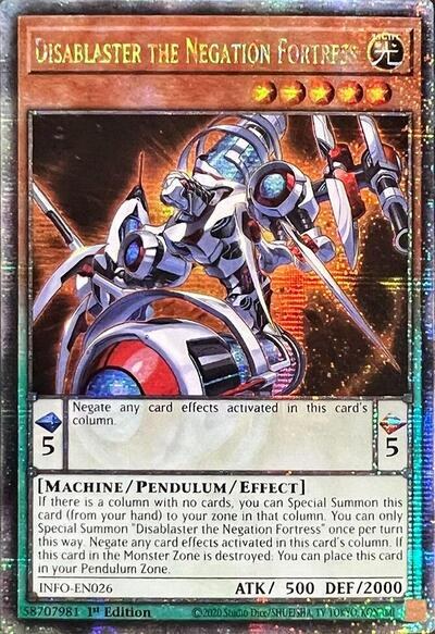 Disablaster the Negation Fortress - Quarter Century Secret Rare