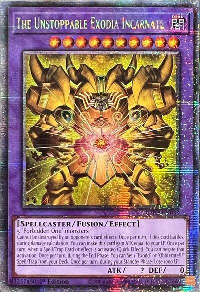 The Unstoppable Exodia Incarnate - Quarter Century Secret Rare