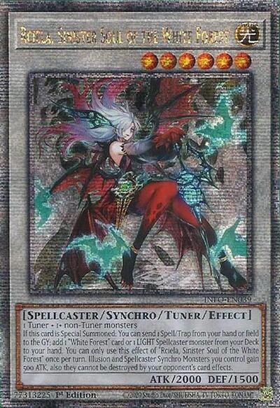Rciela, Sinister Soul of the White Forest - Quarter Century Secret Rare