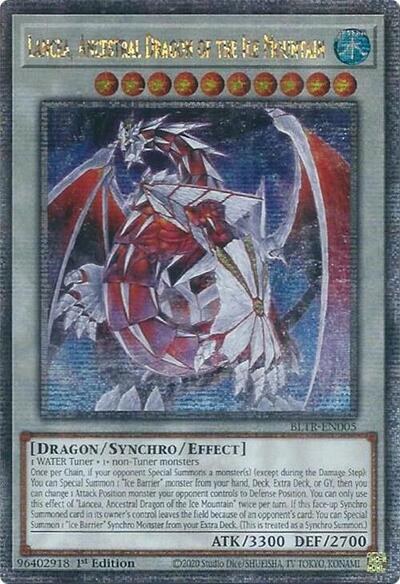 Lancea, Ancestral Dragon of the Ice Mountain - Quarter Century Secret Rare