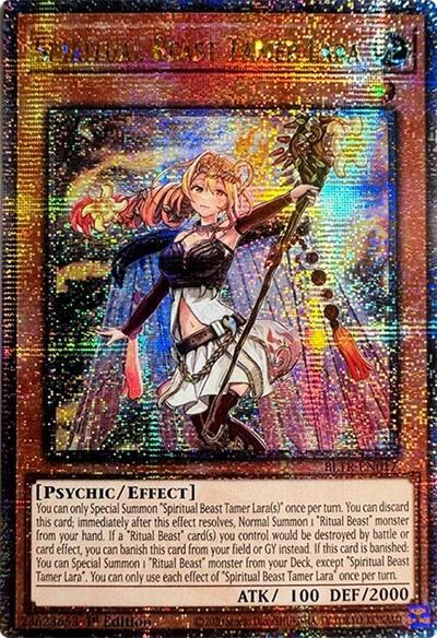 Spiritual Beast Tamer Lara - Quarter Century Secret Rare