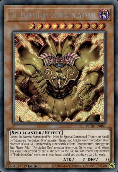 The Legendary Exodia Incarnate - 1st Edition