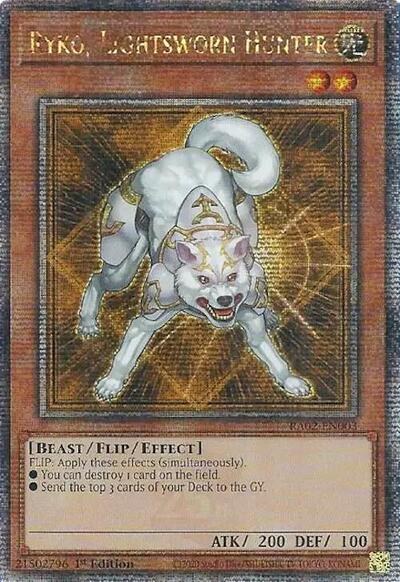 Ryko, Lightsworn Hunter - Quarter Century Secret Rare
