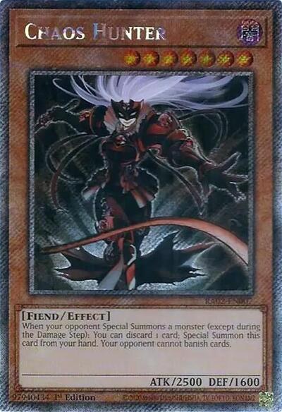 Chaos Hunter - Platinum Secret Rare
