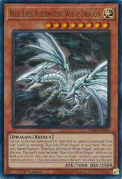 Blue-Eyes Alternative White Dragon - Ur