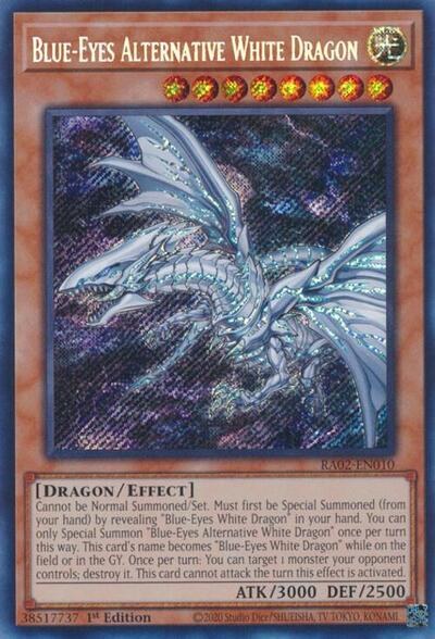Blue-Eyes Alternative White Dragon - Secret Rare