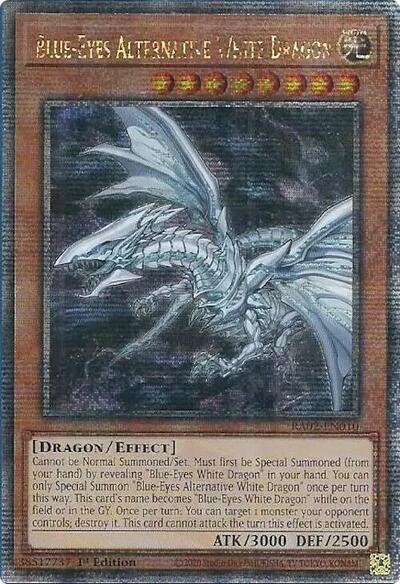 Blue-Eyes Alternative White Dragon - Quarter Century Secret Rare
