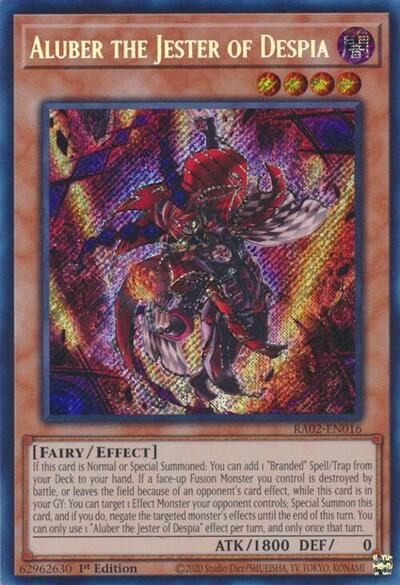 Aluber the Jester of Despia - Secret Rare
