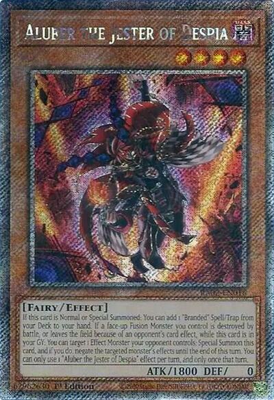 Aluber the Jester of Despia - Platinum Secret Rare
