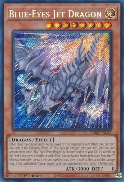 Blue-Eyes Jet Dragon - Secret Rare