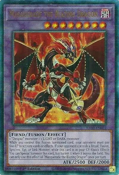 Masquerade the Blazing Dragon - Pur