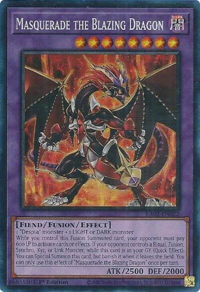 Masquerade the Blazing Dragon - Pcr