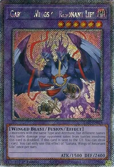 Garura, Wings of Resonant Life - Platinum Secret Rare