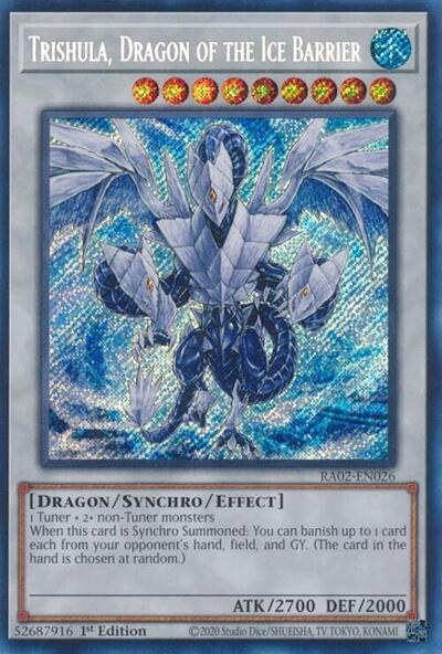 Trishula, Dragon of the Ice Barrier - Secret Rare