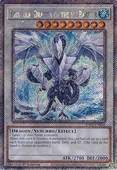 Trishula, Dragon of the Ice Barrier - Platinum Secret Rare