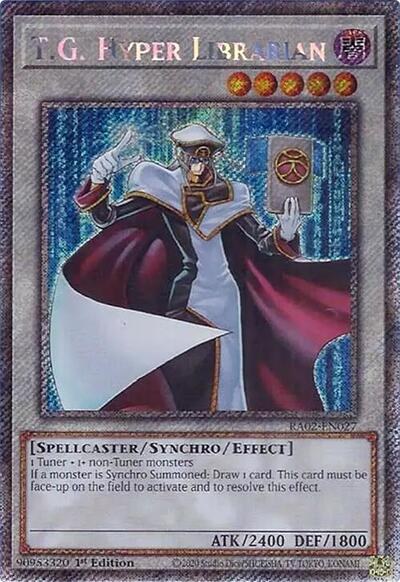 T.G. Hyper Librarian - Platinum Secret Rare