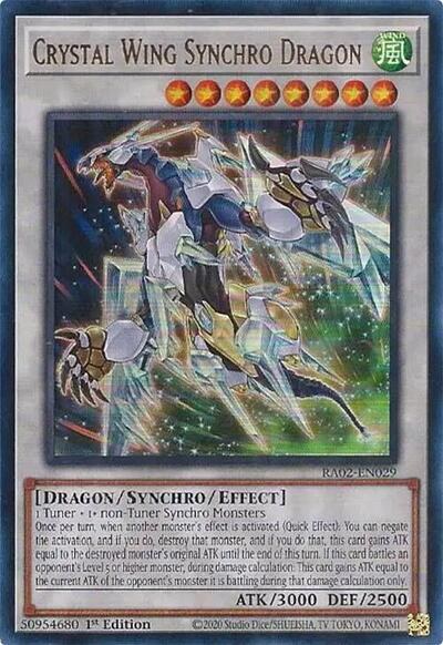 Crystal Wing Synchro Dragon - Ur
