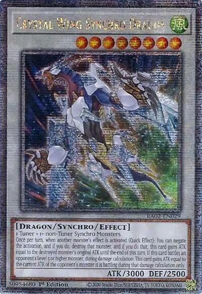 Crystal Wing Synchro Dragon - Platinum Secret Rare