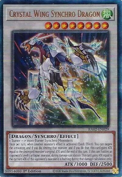 Crystal Wing Synchro Dragon - Pur