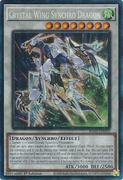Crystal Wing Synchro Dragon - Pcr