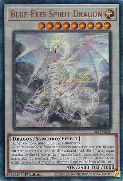Blue-Eyes Spirit Dragon - Pur