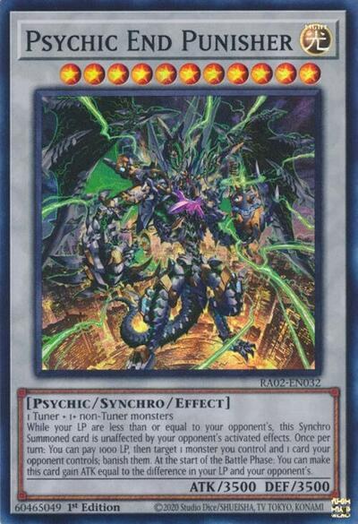 Psychic End Punisher - 1st Edition