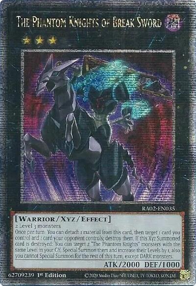The Phantom Knights of Break Sword - Quarter Century Secret Rare