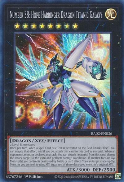 Number 38: Hope Harbinger Dragon Titanic Galaxy - 1st Edition