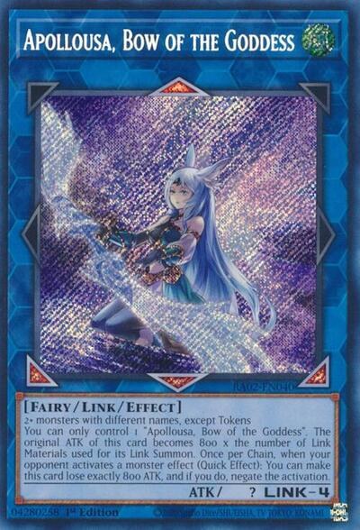 Apollousa, Bow of the Goddess - Secret Rare