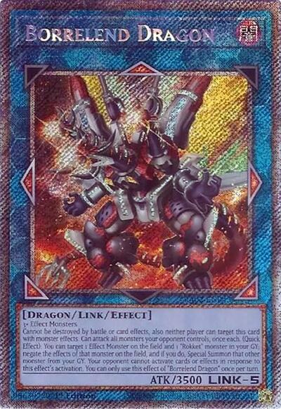 Borrelend Dragon - Platinum Secret Rare