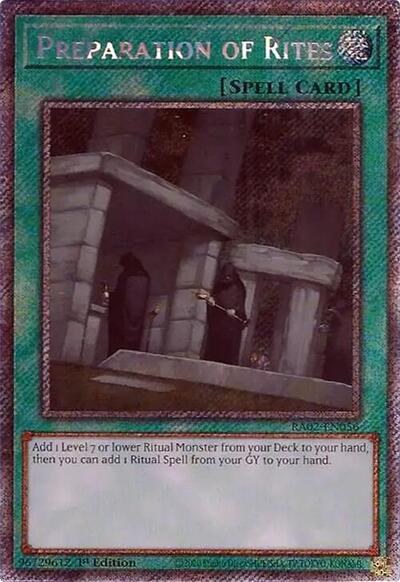 Preparation of Rites - Platinum Secret Rare