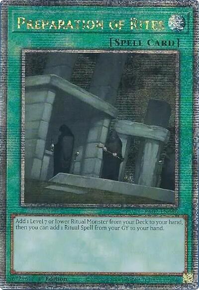 Preparation of Rites - Quarter Century Secret Rare